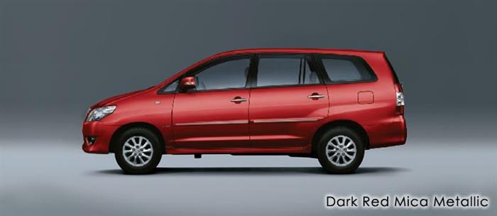 toyota innova dark red mica metallic #2